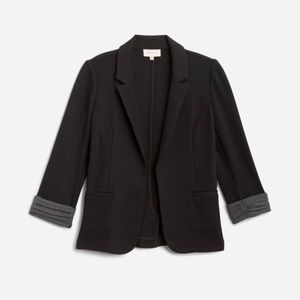 NWT knit blazer with cuff sleeve detail